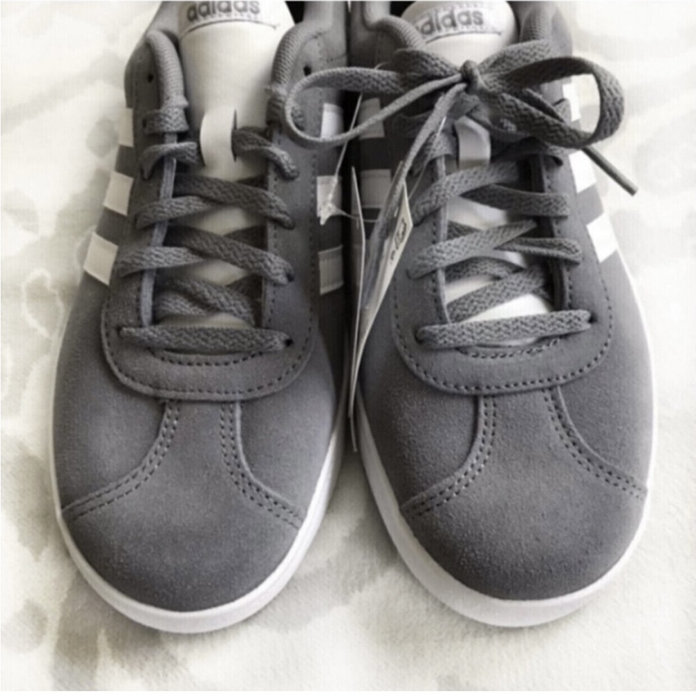 NWT Adidas Grey Sneakers - Picture 3 of 9